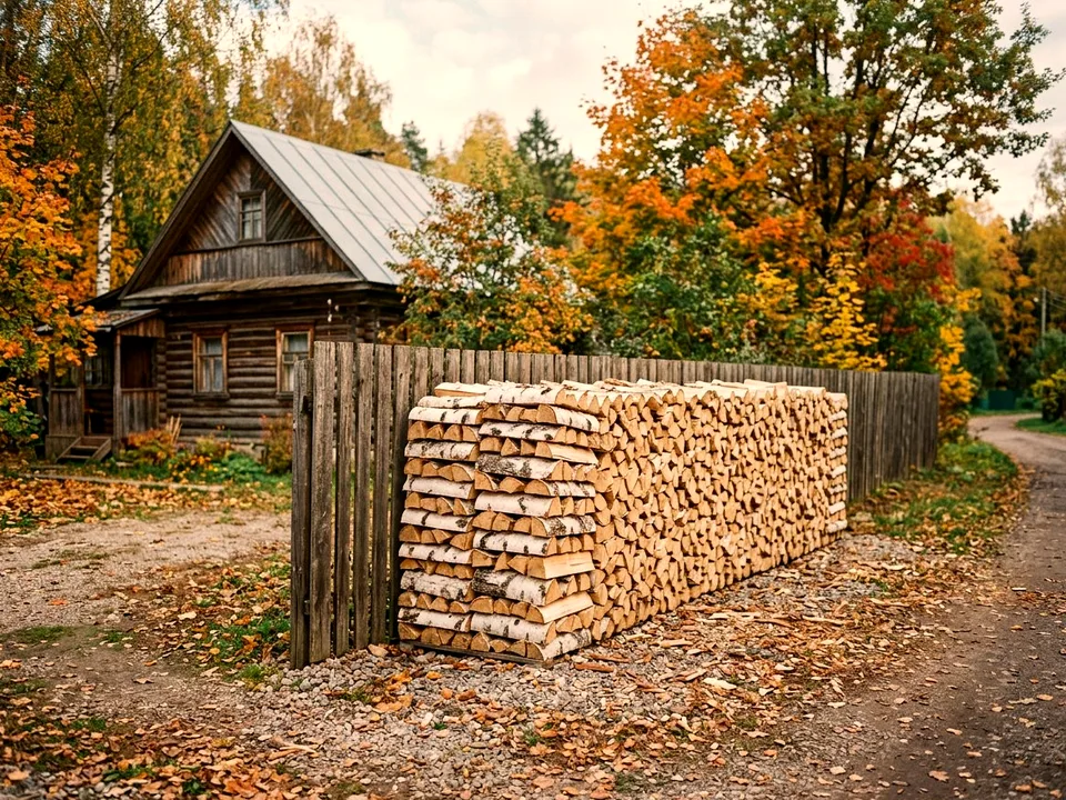 Дуб + укладка в дровник, Дубна, улица Сосновая, 8